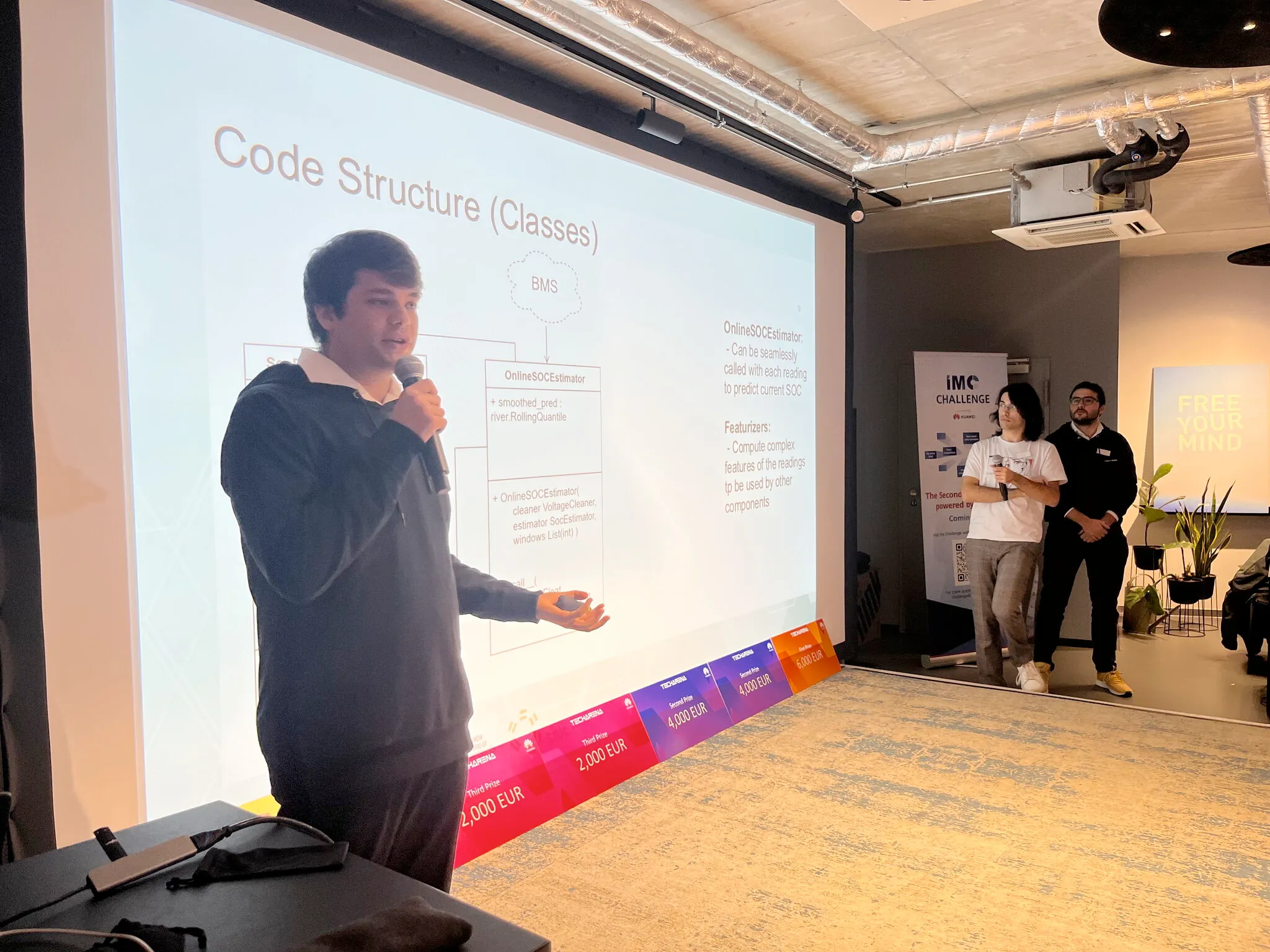 Presenting the system at Huawei headquarters in Nuremberg